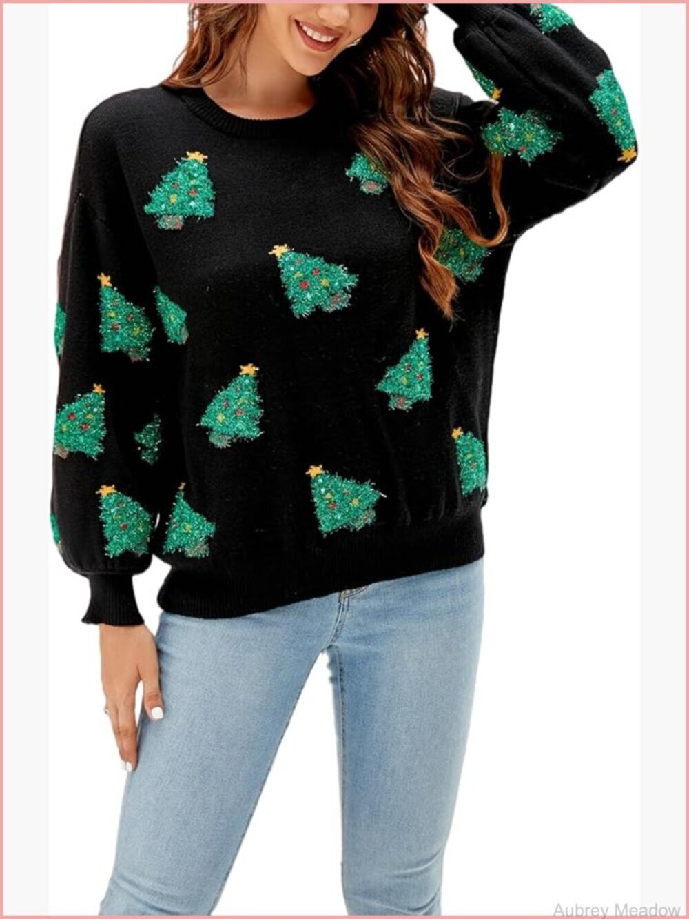 Ugly Christmas Sweater Women Pullover Soft Acrylic Blend Funny Holiday Party